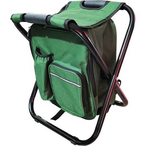 Faltbarer Rucksack, Hocker, Werkzeugtasche Aus Dickem Oxford-gewebe Mit Großem Fassungsvermögen, Isolierte Tasche Für Outdoor-camping Und Angeln.