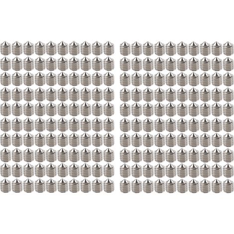 Packung Mit 200 Edelstahl-innensechskantschrauben Für Türgriffe – Nachfüllpackung Innensechskantschrauben 2806-0005-0005