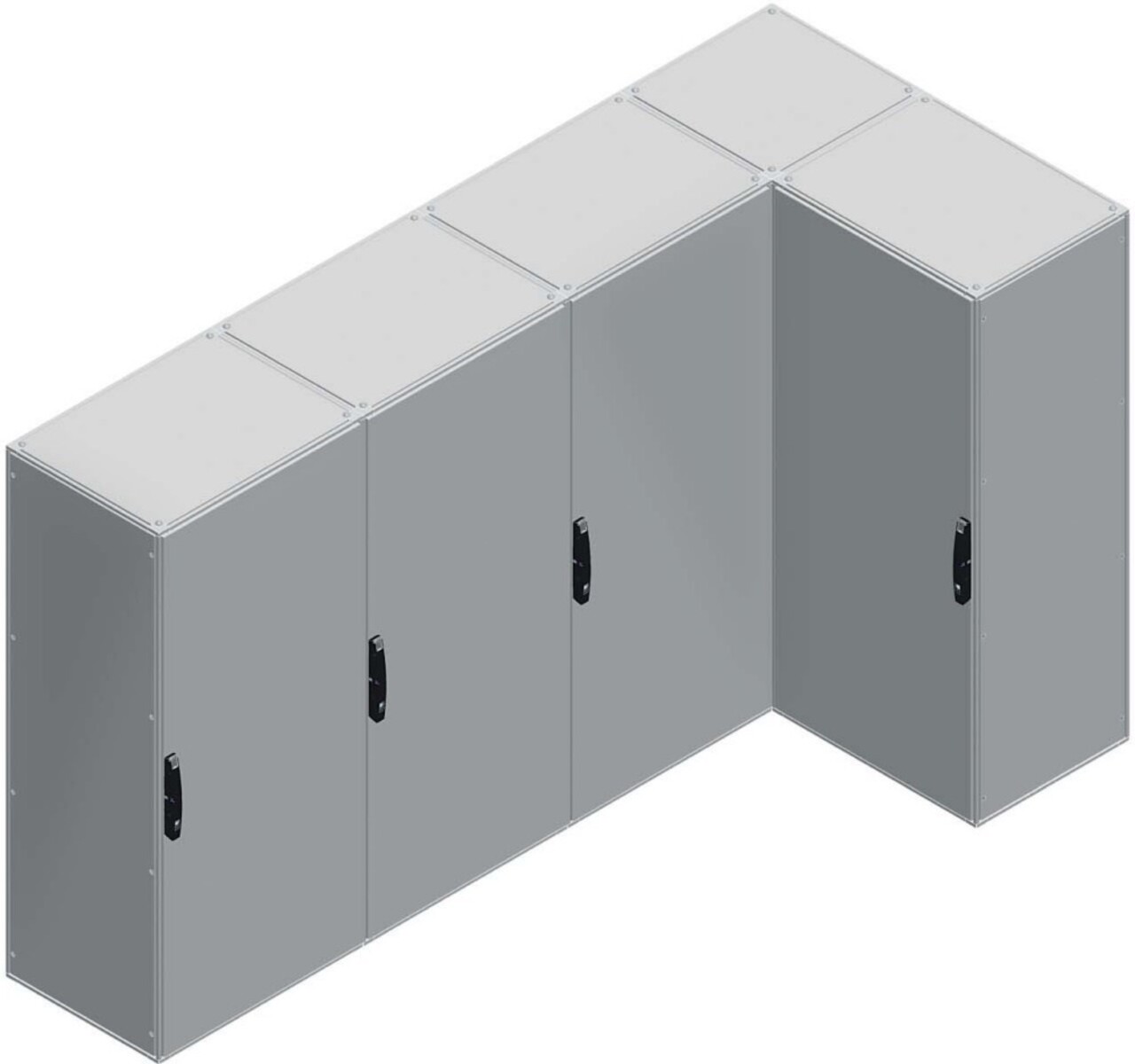 Spacial-anordnungsset, 34 Mm Hoch, Aus Verzinktem Stahl Und Ip40