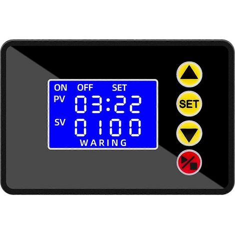 Digitales Programmierbares Relais Mit Ein-/ausschalttimer, 12 V Dc