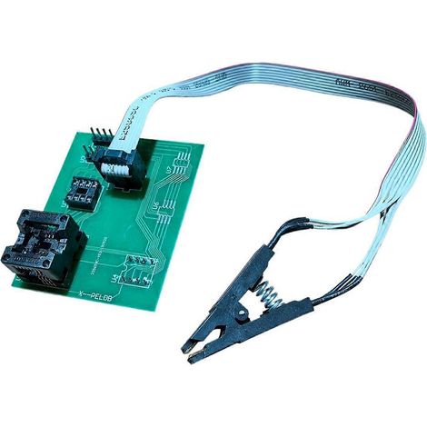 8-poliger Eeprom-adapter, Anschlussklemme, Soic 8/sop8-stecker, Testklemme (siehe Abbildung).