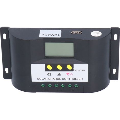 10-a-solarladeregler Mit Programmierbarem Timer, Lcd-display Und Intelligentem Batteriemanagement
