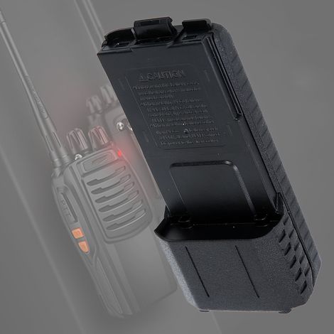 Abs-batteriefach Für 6 Aa-batterien Für Baofeng Uv-5r, Uv-5re, Uv-5ra Funkgeräte, Wiederaufladbares Batteriefach