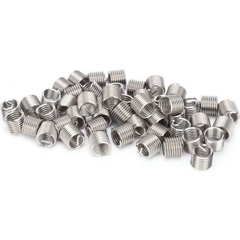 50-teiliges Set Mit M10 X 1,5 Gewindehülsen, Muttern- Und Schraubenschutz Sowie Reparaturset Für Spiralgewinde