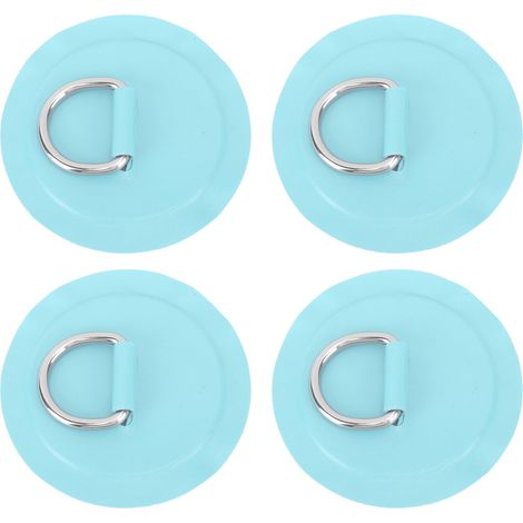 Leichter, Runder Pvc-flicken Mit D-ring Für Paddleboards, Schlauchboote Oder Surfbretter, 4er-pack, Mintgrün