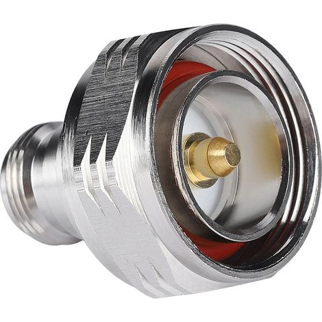 Hf-adapter, Din 7/16-stecker Auf N-buchse Für Rg213-kabel, Gerader Anschluss