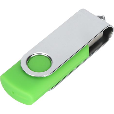 Tragbarer 1-gb-usb-stick Mit Drehfunktion, Mintgrün, Für Computer Und Tablet