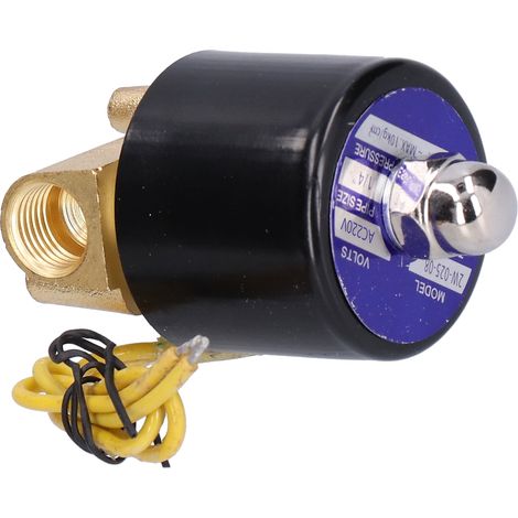 Normalerweise Geschlossenes 1/4"-magnetventil, Kompatibel Mit Wasser/luft/diesel, 220 V Ac, Modell 2w-025-08 Für Industrielle Systeme
