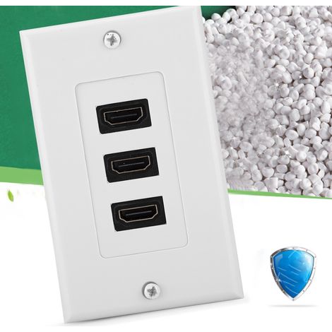 3-port-hdmi-wandsteckdose Mit Usb-hub Und Hd-videokonverter