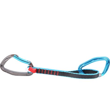 38 Cm Lange Sicherheitsverlängerung Für Klettersteige, Via Ferratas Und Bergsteigen Mit Geradem Oder Gebogenem Karabiner.