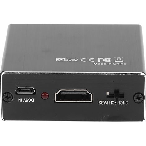 Hdmi-zu-3,5-mm-klinkenstecker-5.1-kanal-audio-extraktor Für Fernseher Und Playstation