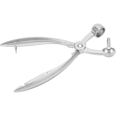 Manueller Kirsch- Und Olivenentsteiner Aus Aluminium – Küchenutensil Für Steinobst