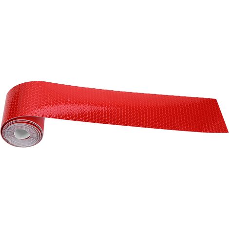 Rotes Reflektierendes Band 5 Cm X 3 M Für Fahrzeuge, Anhänger Und Fahrräder, Verkehrssicherheit