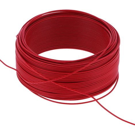 100 Meter Isoliertes, 7-adriges, Flexibles Rotes Kupferkabel, Wechselstrom 300 V, Für Elektrische Installationen