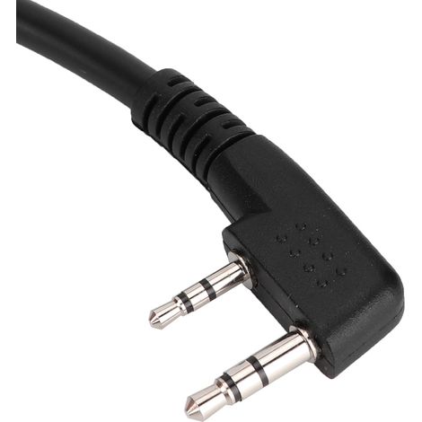 2-poliges Auf 5-poliges Adapterkabel Für Kenwood-, Baofeng- Und Hyt-funkgeräte Und Kommunikations-headsets