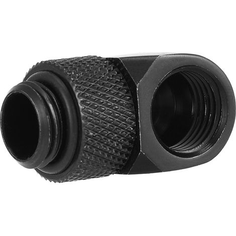 90° G1/4 Doppelwinkelverschraubung Für Pc-wasserkühlung, Kühlschlauch, Schwarz