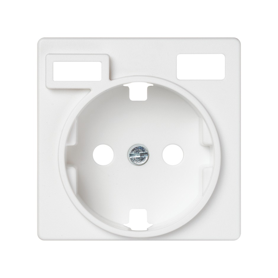 Schuko-steckdosenabdeckung Mit 2 Usb-a- Und C-ladeanschlüssen 10,5w Weiß Simon 82