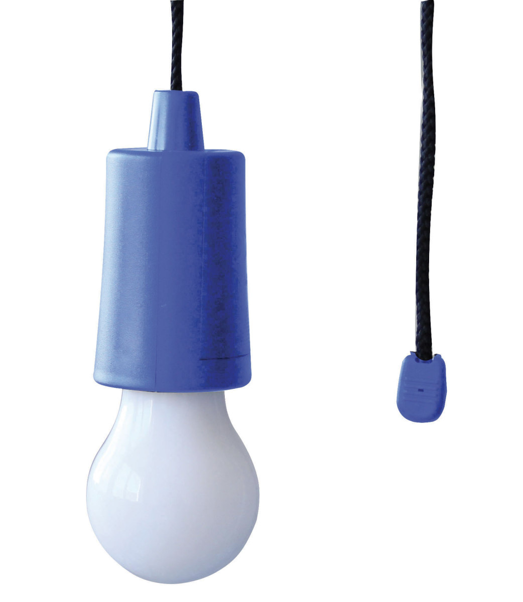 Velamp Retro-led-glühbirne Mit Zugkettenschalter, Rote Farbe, 84 Lumen.