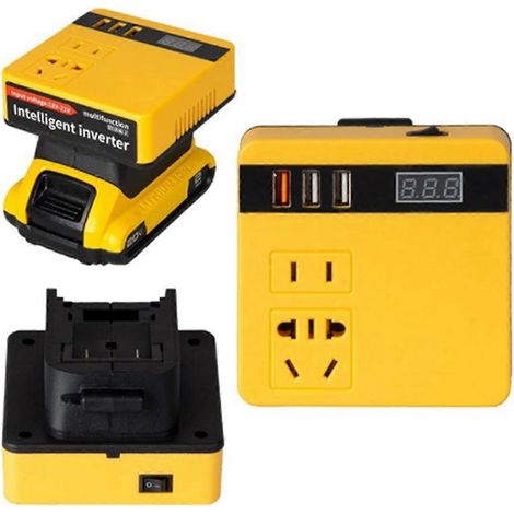 Wechselrichteradapter Von 18 V Dc Auf 220 V Für 18 V/20 V Batterie