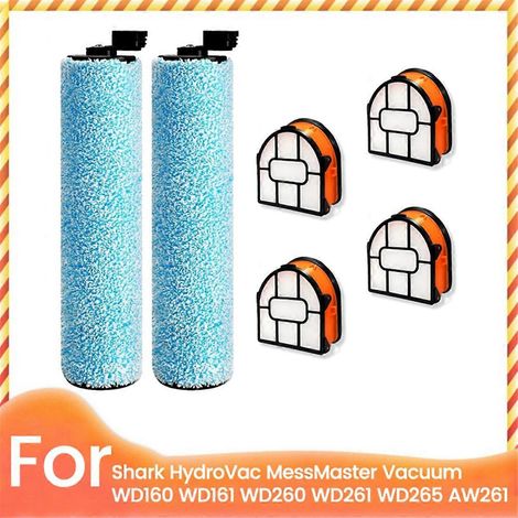 Set Mit 6 Ersatzwalzenbürsten Und Filtern Für Wd161, Wd261, Aw261