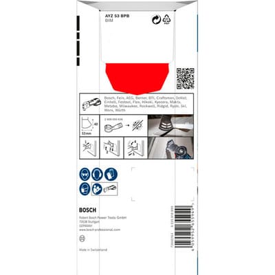 Bosch - Pro Ayz 53 Bpb Dual-tec Blatt Für Multifunktionswerkzeuge, 53 X 40 Mm, 5-tlg.