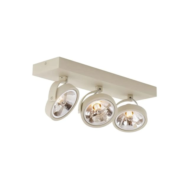Moderne Deckenleuchte Beige G9 Rund Drehbar 3-flammig - Go