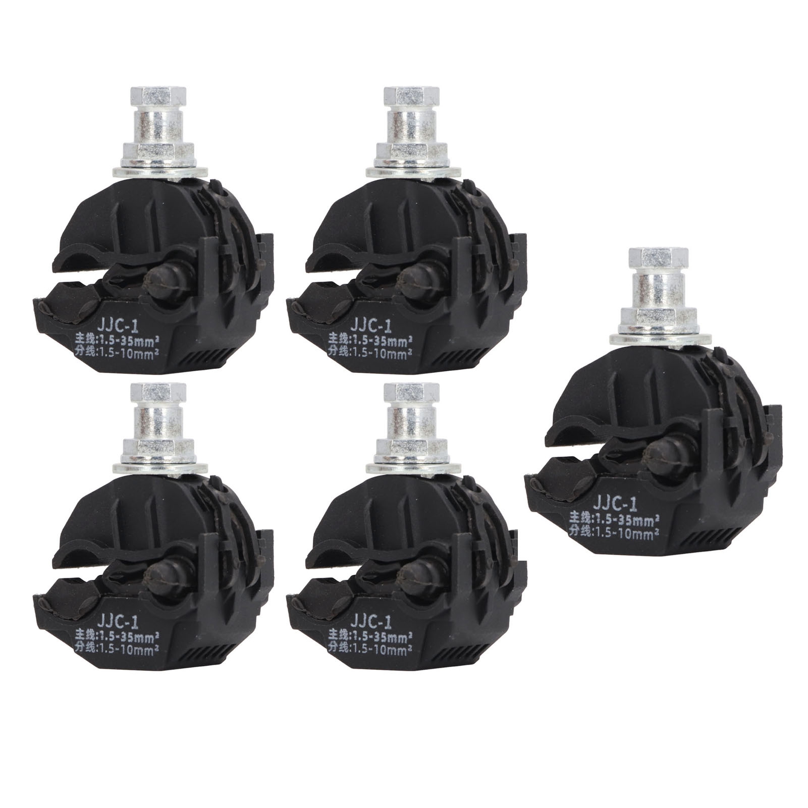 Sjlerst Packung Mit 5 Ipc 1kv-steckverbindern, Jjc-1 Isolationsdurchbohrter Steckverbinder, Schnellanschluss, Nicht Trennender Steckverbinder Für Hoch- Und Niederspannungskabel