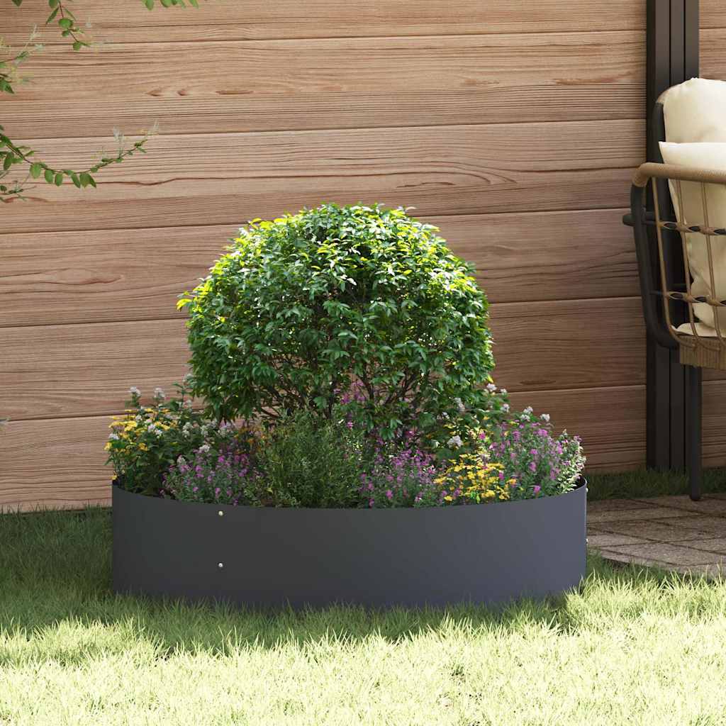 Pflanzenring 5 Pcs Anthrazit 80 X 80 X 20 Cm
