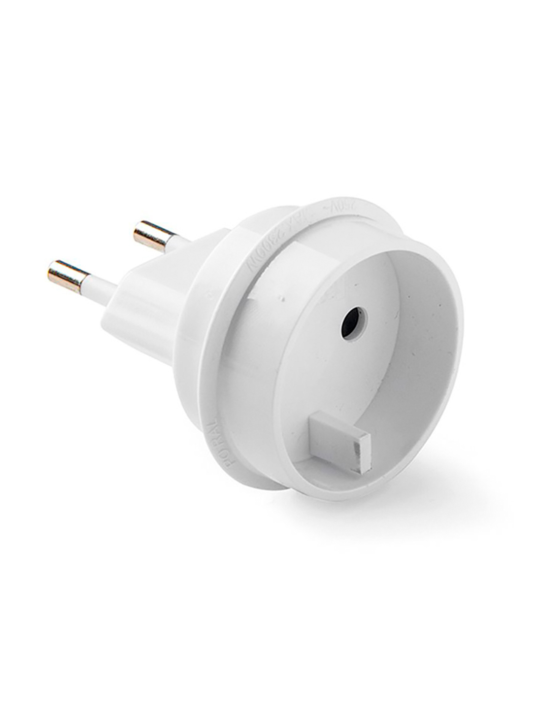 Universeller Europäischer Steckeradapter 10a 250v Weiß Retractil