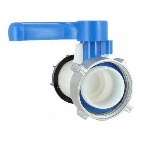 2-zoll-hdpe-absperrklappe, Kompatibel Mit 1000-liter-schütz-tanks, S75x6- Und S60x6-anschlüssen, Ablassventil Für Ibc-container
