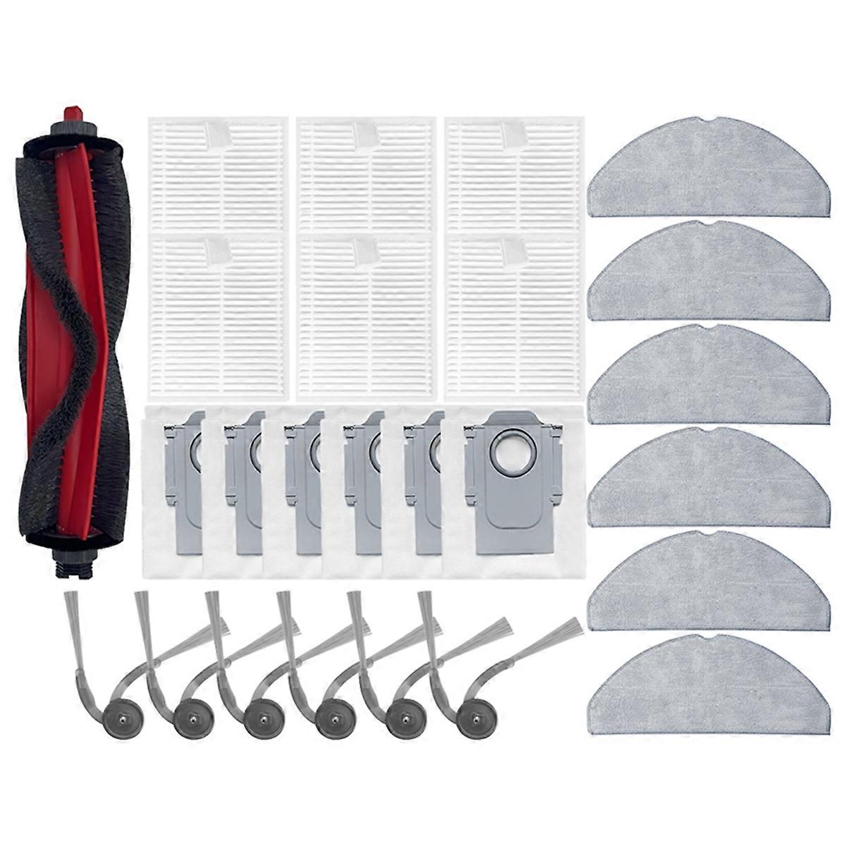 Zum Zubehör Des Saugroboters Q7tf/q7tf+ Gehören Hauptbürste, Seitenbürste, Hepa-filter, Wischmopp Und Staubbeutel.