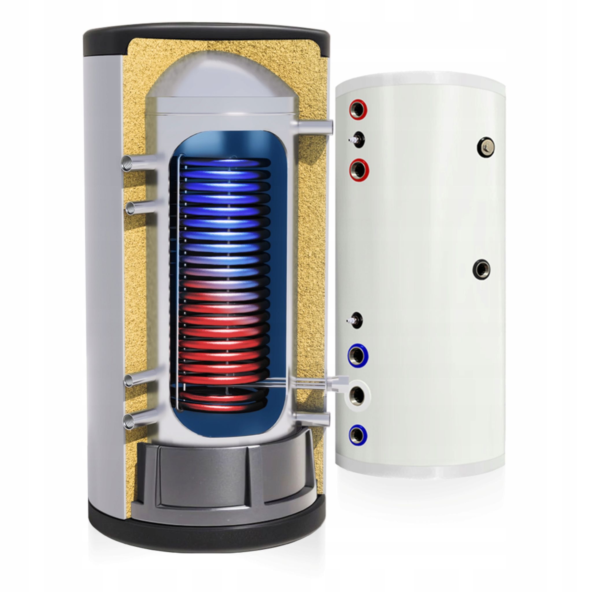 Warmwasserspeicher 300 L – Edelstahl – Wärmetauscher 4 M² – Boiler