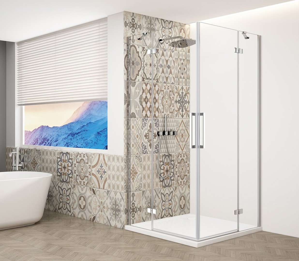 Gelco Trinity - Duschkabine 80x80 Cm, Klarglas/chrom Gt2280-80c-ch
