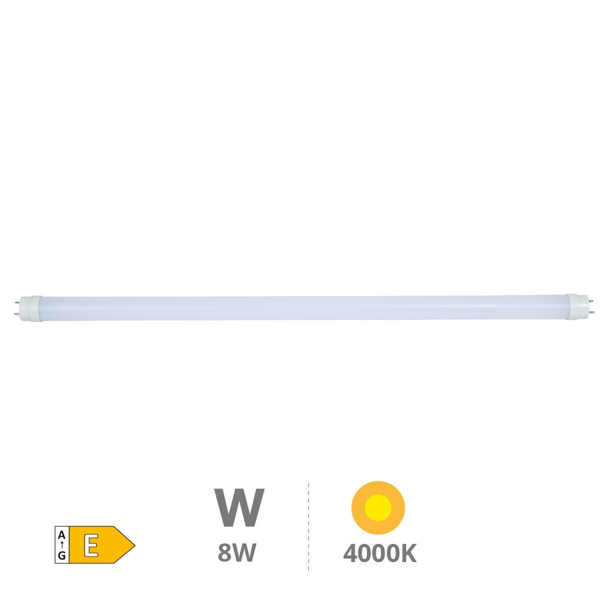 Led-rohr T8 G13 8w 4000k 60cm