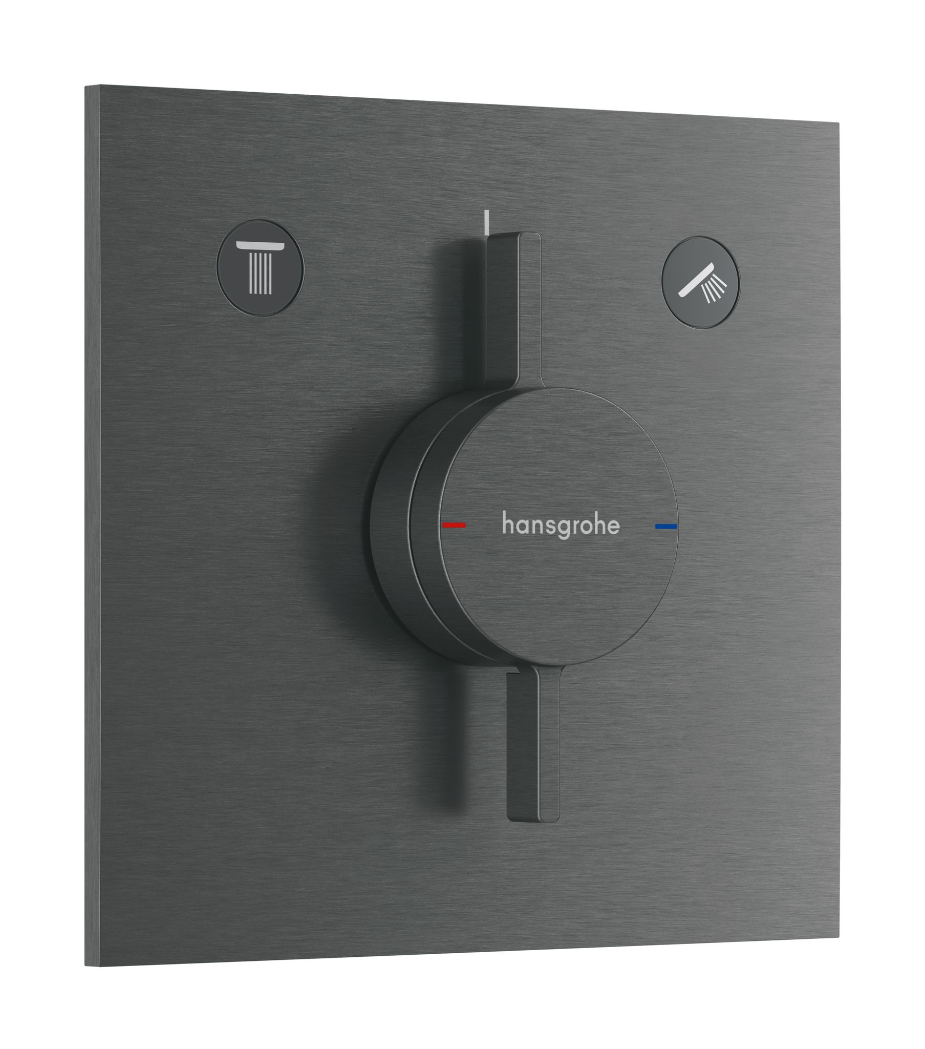 Hansgrohe Duoturn E Mischer Unterputz, 29,5l/min, Für 2 Verbraucher, Brushed Black Chrome