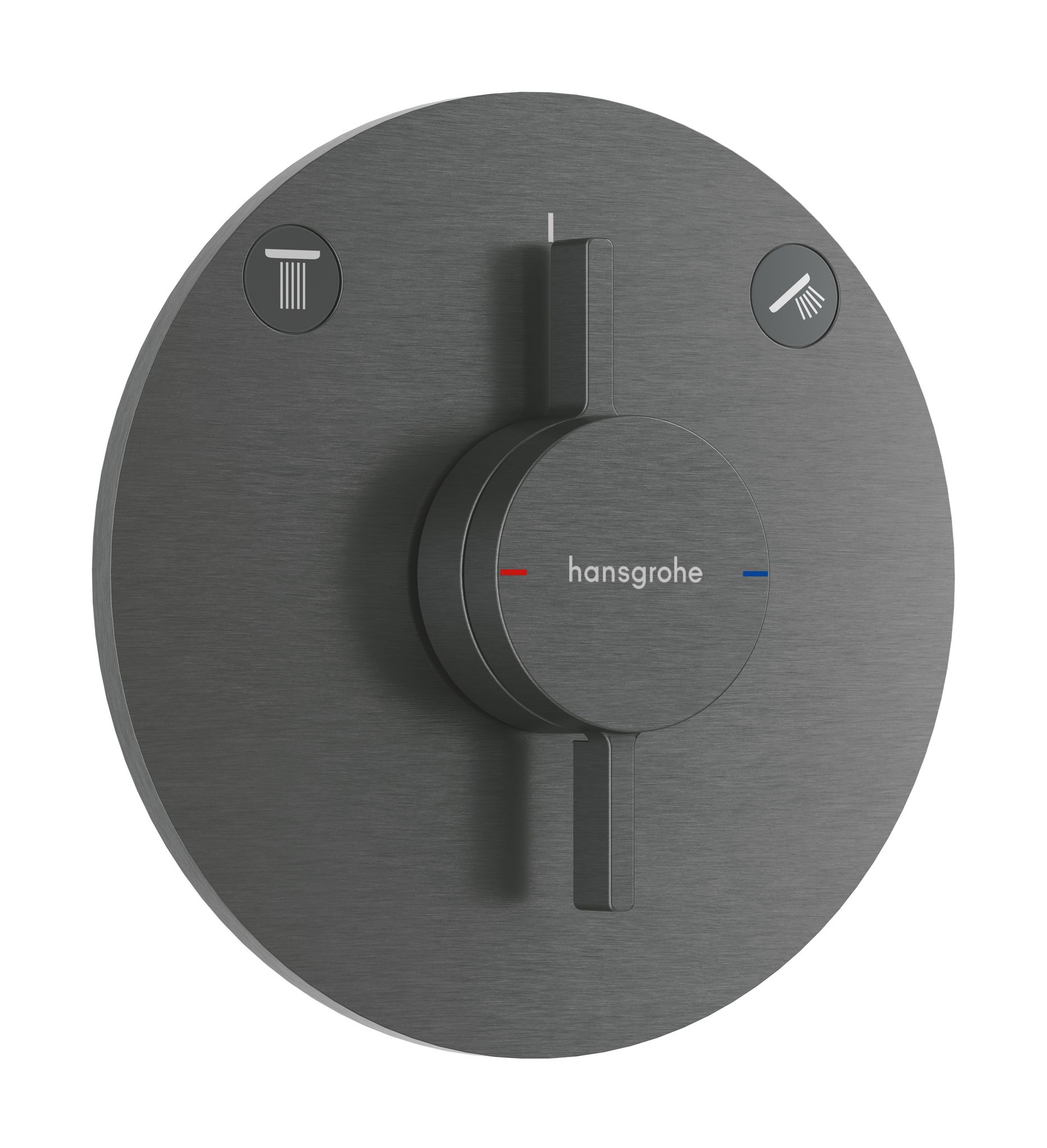 Hansgrohe Duoturn S Mischer Unterputz, 29,5l/min, Für 2 Verbraucher, Brushed Black Chrome
