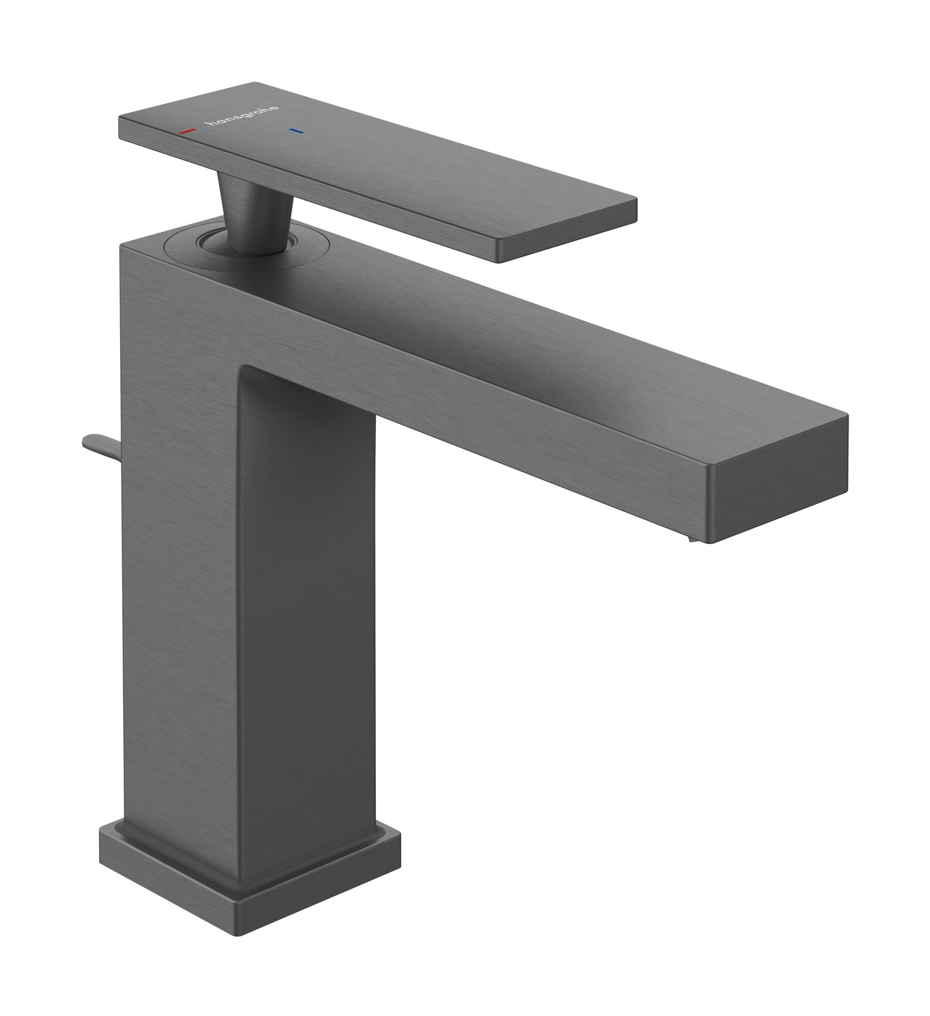 Hansgrohe Tecturis E Einhebel-waschtischmischer 110mm, 5l/min, Coolstart, Zugstangen-ablaufgarnitur, Brushed Black Chrome