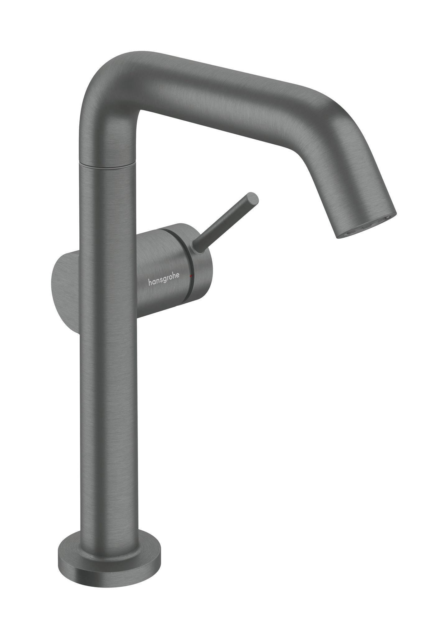 Hansgrohe Tecturis S Einhebel-waschtischmischer 210mm 5l/min Fine Coolstart, Schwenkauslauf, Push-open, Brushed Black Chrome