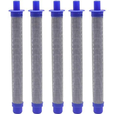 5 Stück 60 Mesh 288749 Edelstahl-filterelemente Für Airless-farbpistolen, Geeignet Für Airless-farbpistolen