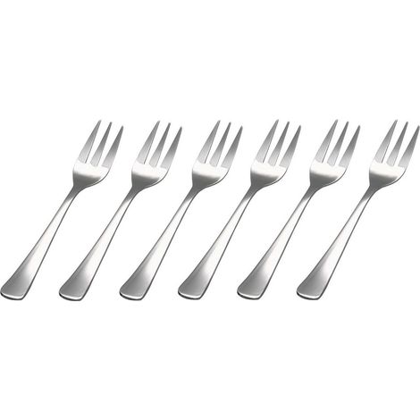 Set Mit 6 Kuchengabeln Aus Edelstahl