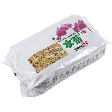 6 Liter Garten-sphagnummoos, Nährstoffreicher Und Feuchtigkeitsspendender Organischer Dünger Für Phalaenopsis-orchideen