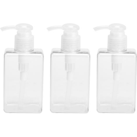 3 Leere 150-ml-pumpflaschen, Flüssigseifenspender Aus Kunststoff, Quetschflaschen Für Küche Und Bad