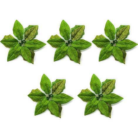 Weihnachtsdekorationen, Künstliche Stoffblumen Für Den Weihnachtsbaum