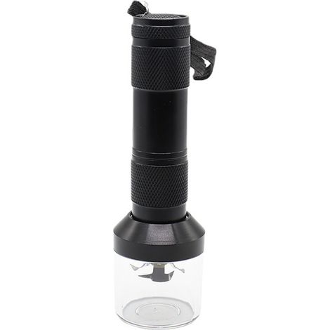 Elektrischer Grinder Aus Aluminiumlegierung In Form Einer Taschenlampe, Intelligenter, Tragbarer Metallgrinder Für Kräuter