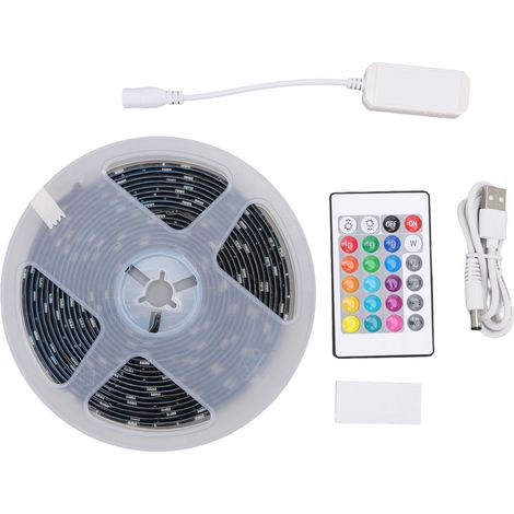 Wasserdichter Rgb-led-streifen, Usb-stromversorgung, Wlan-fernbedienung, 5v-led-beleuchtung Für Partys, Bars Und Wohnzimmer