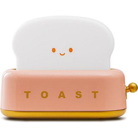 Niedliches Nachtlicht In Form Von Geröstetem Brot, Wiederaufladbare Led-lampe Per Usb, Mit Timer, Tragbar, Nachttischlampe Für Kinder Und Jugendliche, Geburtstagsgeschenk.