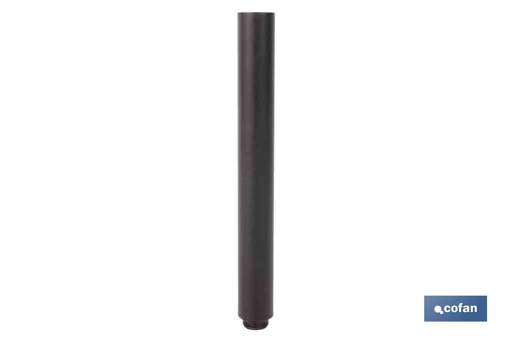 Verlängerungsschlauch Für Dusche, Edelstahl Schwarz 20 Cm