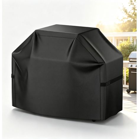 Wasserdichte Grillabdeckung 210d Schwarz 178 X 61 X 112 Cm - Grillwagenabdeckung