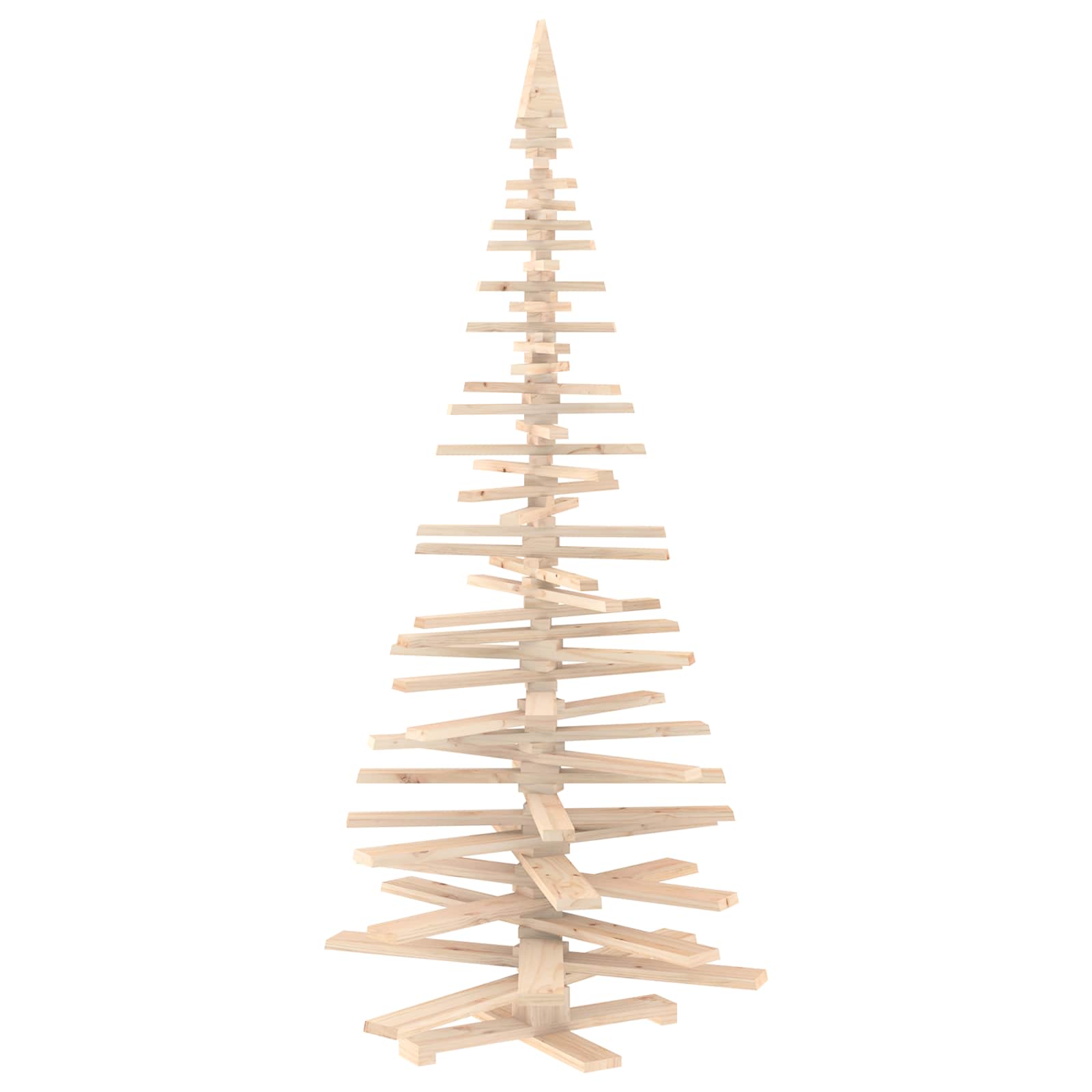 Holz Weihnachtsbaum Kotka 240 Cm Massives Kiefernholz Natürlich Vidaxl