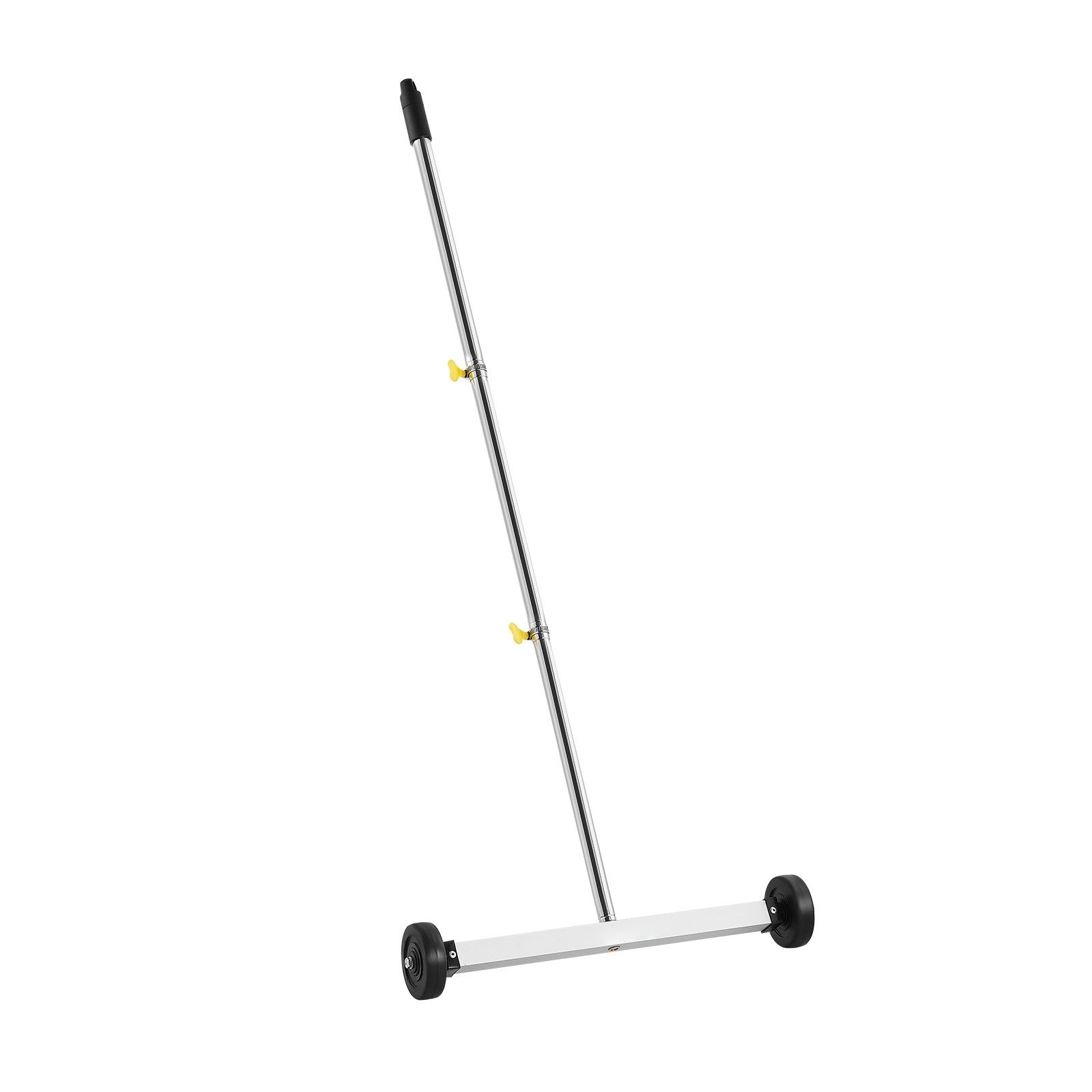 Magnetischer Besen Mit Rädern, 43 Cm, 4,5 Kg Tragkraft, Verstellbarer Griff, Nimmt Nägel Und Schrauben Auf, Einfache Reinigung Für Garage Und Baustelle.